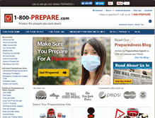 Tablet Screenshot of 1800prepare.com